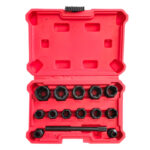 ست بکس 14عددی پیچ هرز و گرد شده Damaged bolt extractor